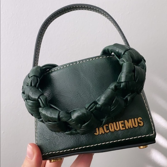 Jacquemus Handbags - Jacquemus Le Petit Sac Noeud Dark Green